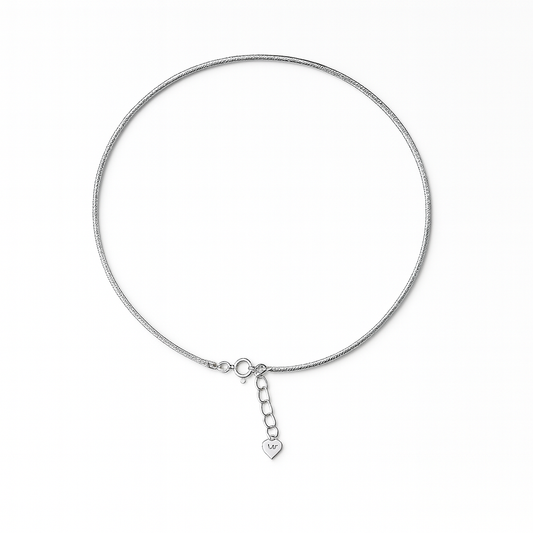 925 sterling silver snake chain anklet