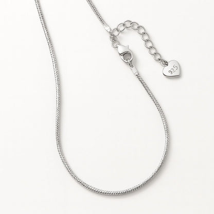 925 sterling silver snake chain anklet