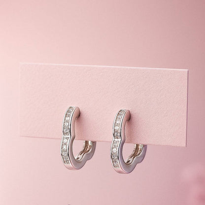 Elegant Silver Hoop Earrings