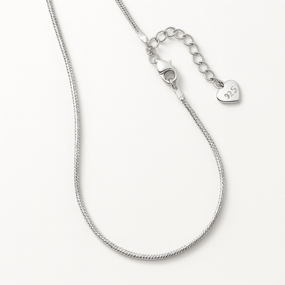 925 sterling silver snake chain anklet