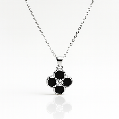 Sterling Silver Floral Pendant Necklace