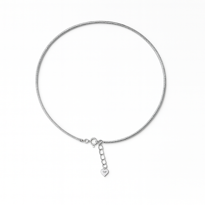 925 sterling silver snake chain anklet